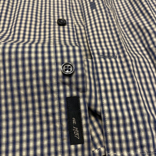 Manetti Checked Slim Fit Shirt like new, easy iron