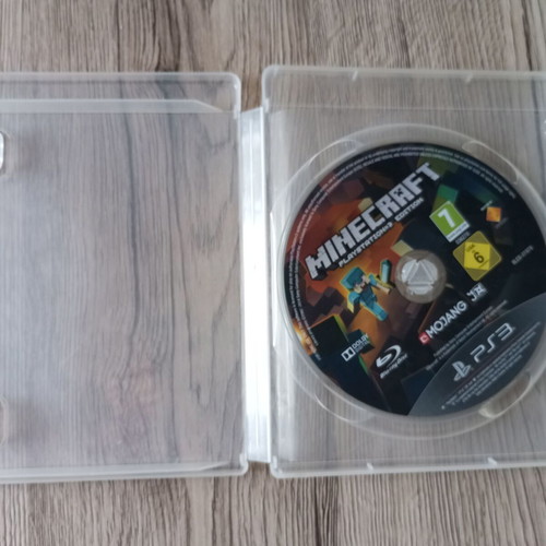 Minecraft PS3 game disc