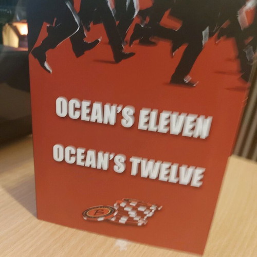 Ocean's 11, 12 and 13 DVD used, limited edition with Greek subtitles