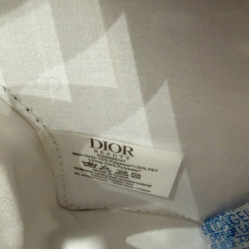 Dior gold toiletry bag new, festive