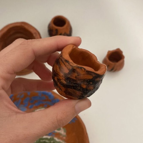 Ceramics new, pack of 6, handmade with imperfections