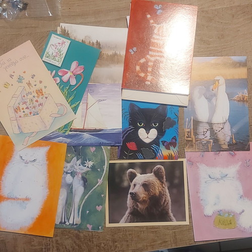 Cards new, set of 11 pieces