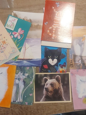 Cards new, set of 11 pieces