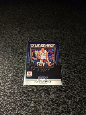 Panini Euroleague Contenders Atmosphere Hugo Gonzalez 2025-2026 like new
