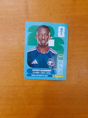 Panini Sticker Marwan Alsahafi Saudi Arabia Player World Cup 2026 New