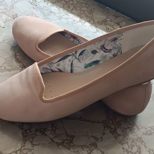 Geox ballerinas used size 38.5 pink suede