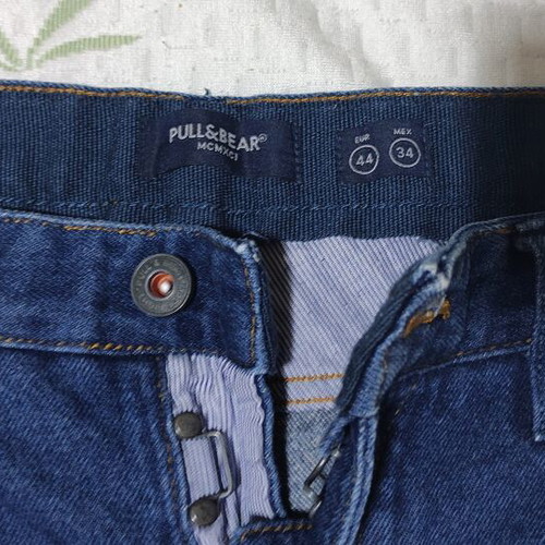 Pull & Bear denim shorts, blue, size L
