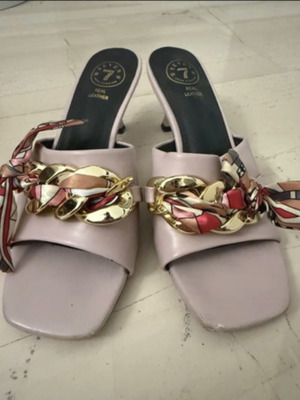 Mules Seven used, size 38, pink and purple