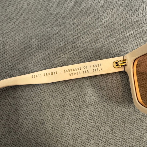 Gast sunglasses white and beige, like new