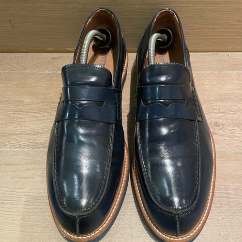 Italian men's moccasins like new, size 44, black