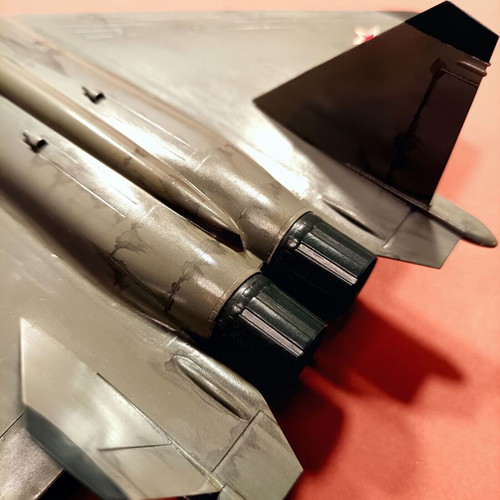 Plastic model 1/72 MIG 1.44 new, airbrushed paint