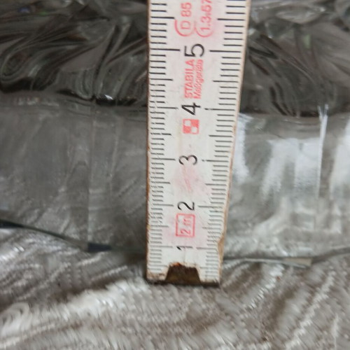 Glass serving platter for nuts like new