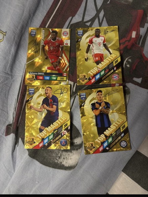 Football cards used with autograph