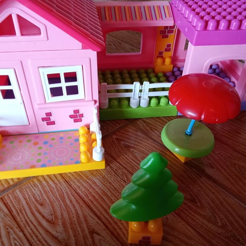 Building Blocks Set Make Your House 36 Pieces used
