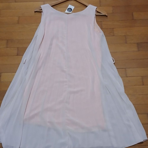 New Collection sleeveless airy dress A-line size Medium, like new, pink