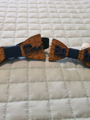 Bow ties dad and big brother like new