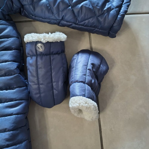 Coppa Kids Baby Winter Overall Set Like New with Gloves and Booties