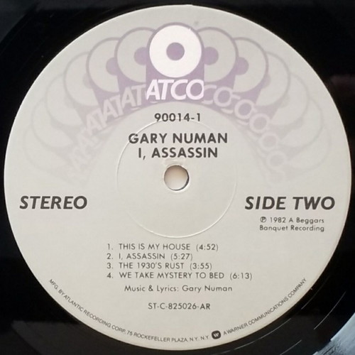 Gary Numan I, Assassin vinyl LP album