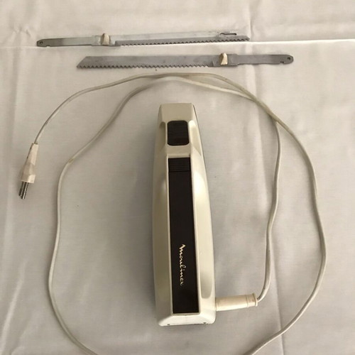 Moulinex knife used, cutting machine with two blades