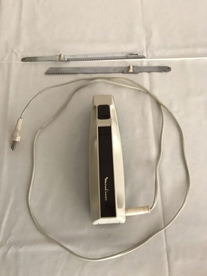 Moulinex knife used, cutting machine with two blades