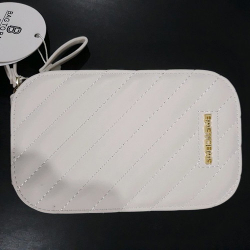 Bag to Bag Γυναικείο λευκό τσαντάκι καινούργιο με αλυσίδα και φερμουάρ
