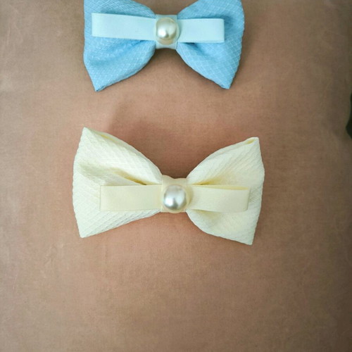 Large hair bows with clips new, set of 2 pieces