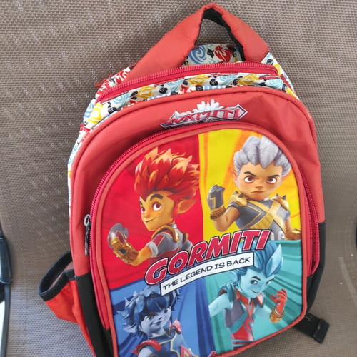Kindergarten backpack with side wear