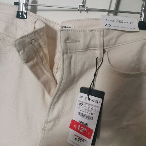 Beige Stradivarius denim pants new