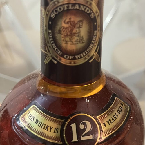 Chivas Regal 12 Years 1L sealed vintage collectible Scotch whisky
