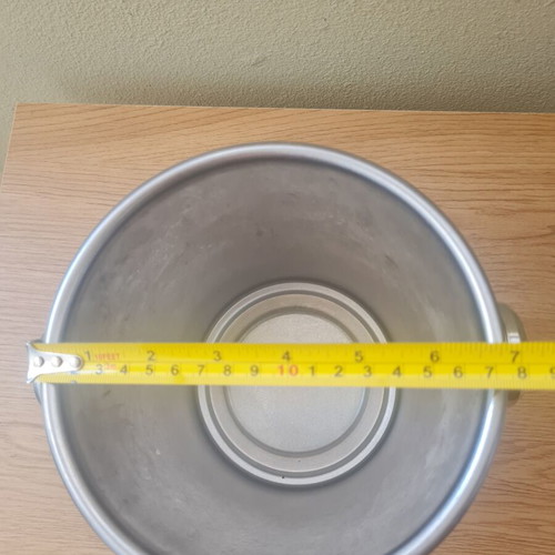 Mepra inox ice bucket vintage used, Italy 1975