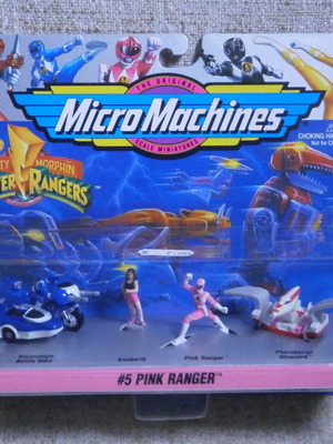 Power Rangers Micromachines Pink Ranger Galoob new sealed