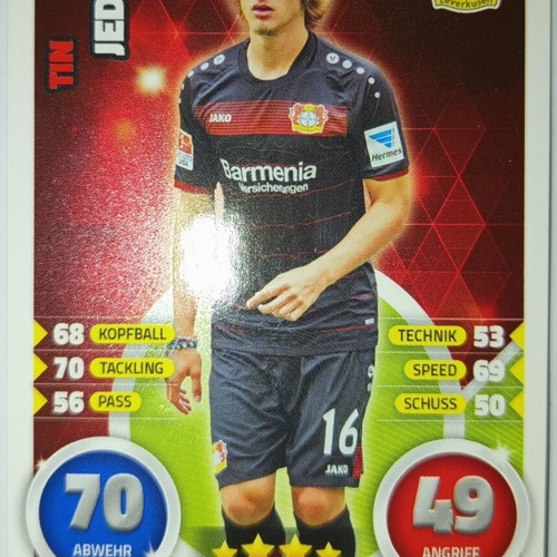 Tin Jedvaj Bayer Leverkusen collectible card #223