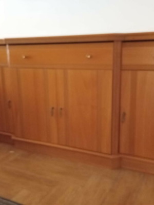 Buffet like new classic wooden 1990s with storage drawers and cabinets