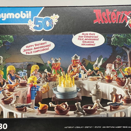 Playmobil Asterix 71680 65th Anniversary Collector's Set with 10 Main Characters new