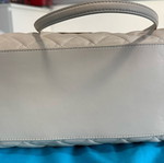 Kurt Geiger Kensington Large Shoulder Bag Like New White Beige Leather