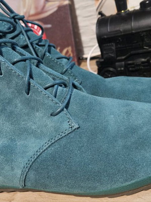 Clarks Active Air ankle boots like new, petrol suede, size 41