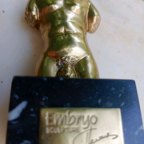 Bronze statuette like new, numbered and sealed