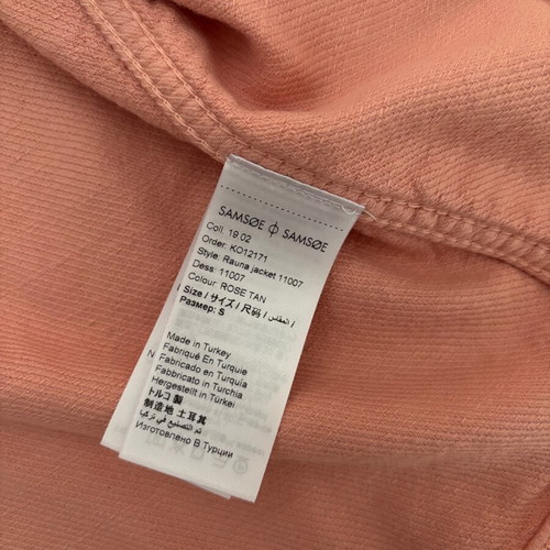 Pink denim jacket Samsoe & Samsoe new, organic cotton