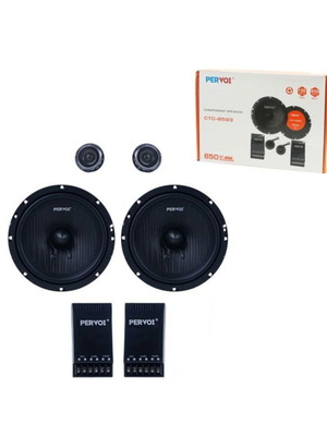 Σετ ηχεία Pervoi 16εκ. 150 RMS 650W με τουίτερ και κροςόβερ