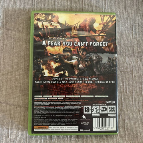 Resident Evil 5 Xbox 360 game, English full version
