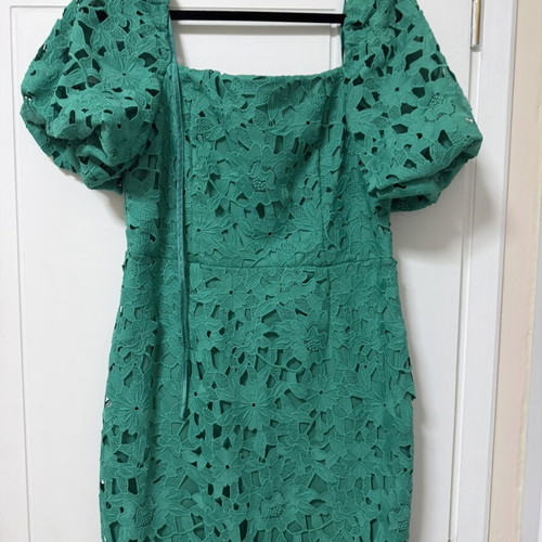 Green lace dress size 44