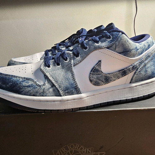 Jordan 1 Low Washed Denim New