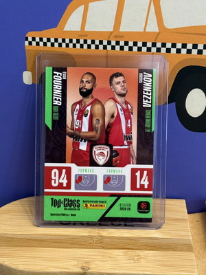 Olympiacos BC Panini card like new, authentic