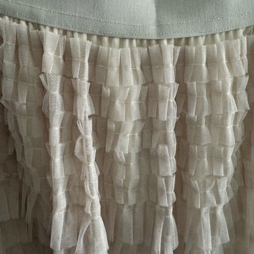 Midi skirt with tulle new, elastic, one size