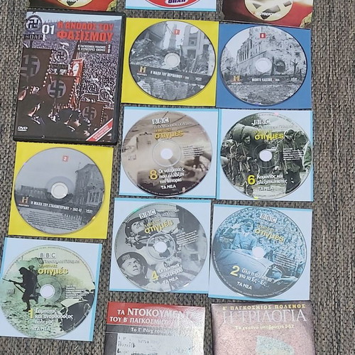 2ος Παγκόσμιος Πόλεμος 14 DVD ντοκιμαντέρ καινούργια σε άριστη κατάσταση