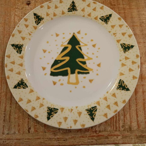 Christmas porcelain plate unused, 31 cm diameter