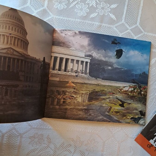 The Division 2 poster and artbook with Washington, D.C. city map