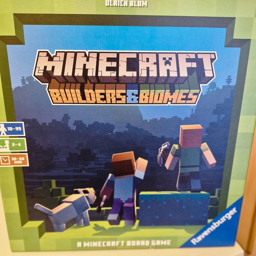 Minecraft board game new opened