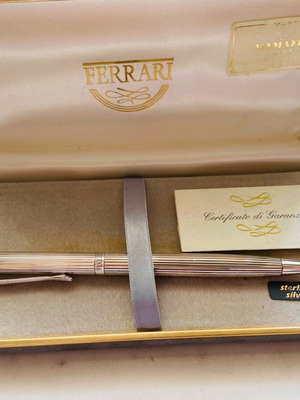 Ασημένιο στιλό Ferrari da Varese σαν καινούργιο, sterling silver 925