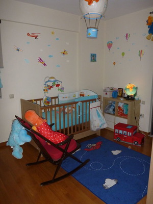Baby Cot with Elite Mattress like new, convertible with removable rail